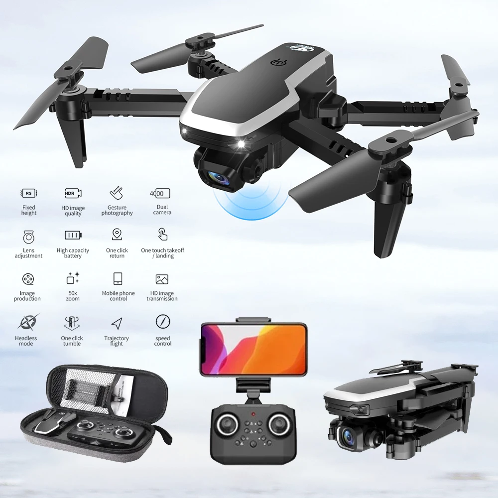 

Мини-Дрон S171 Pro складной с камерой 4k HD, Wi-Fi, FPV