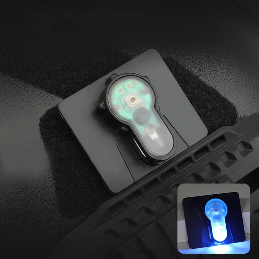 

Helmet Signal Light Adhesive Safety Flashing Light For Camping Bike Driving Helmet Waterproof Lamp Hunting Tactical Helmet Light