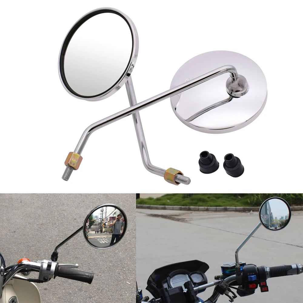 Для Suzuki gsxr 1000 1100 400 600 750 gsxs мотоцикл зеркалом заднего вида круглое зеркало