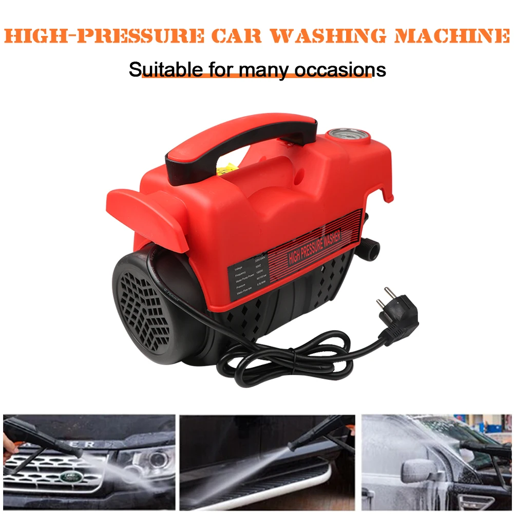 

1400W High Pressure Car Washing High Power Machine Home Machine Induction Motor Water Pump Portable Shower for Auto Car Wash Kit