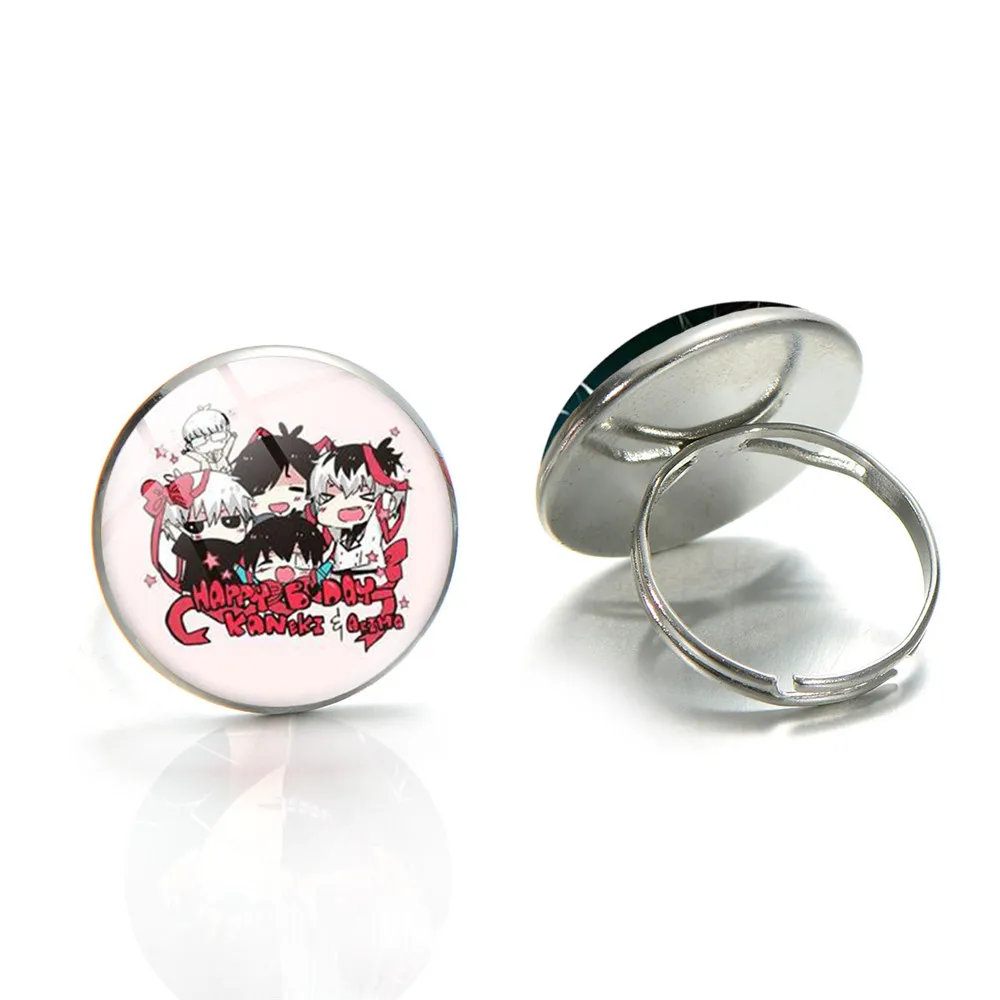 Модные регулируемые кольца с аниме Токийский Гуль канеки Кен винтажное