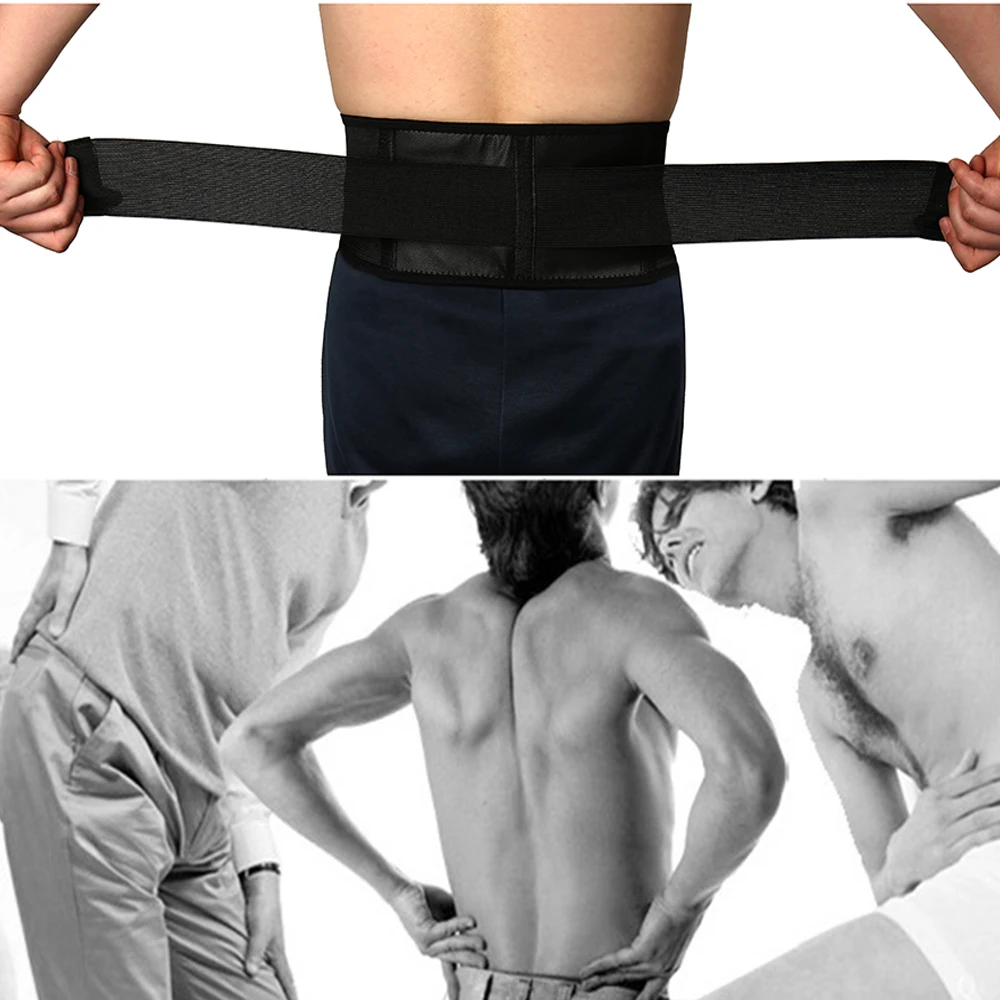 

Adjustable Band Back Support Belt Lumbar Brace Massage Waist Belt Heating Magnetik Fitness Warm Lower Protector Accessories