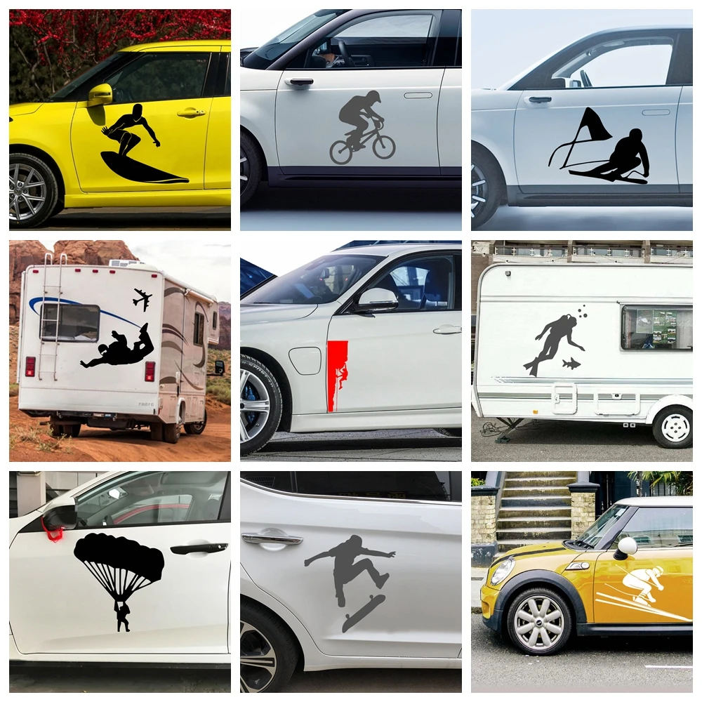 Модные спортивные автомобильные наклейки и Переводные картинки аксессуары для