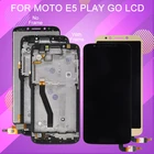 ЖК-дисплей XT1921 для Motorola Moto E5 Play Go с сенсорной панелью и дигитайзером, запасные части в сборе с рамкой, 5,2 дюйма