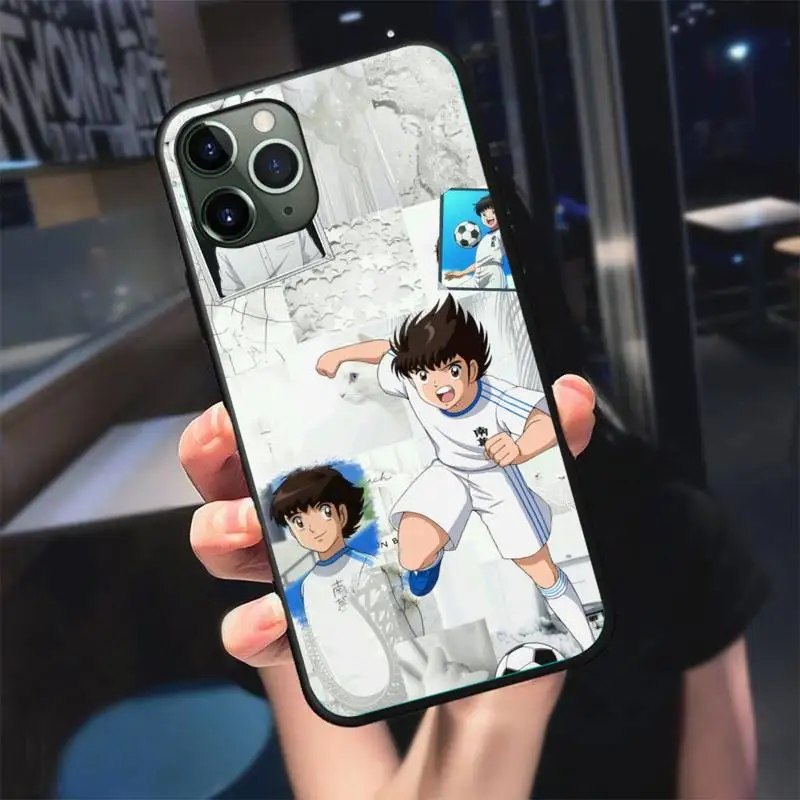 

Anime Captain Tsubasa football Phone Case For iphone 5s 6 7 8 11 12 plus xsmax xr pro mini se Cover Fundas Coque