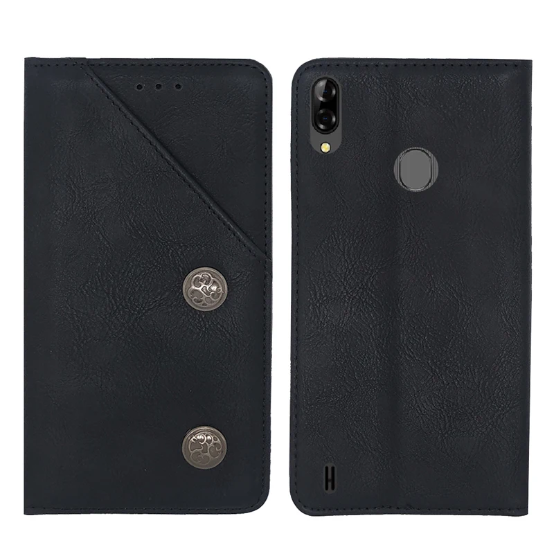 ITien Deluxe защитный резиновый кожаный чехол для телефона Blackview A60 Pro 6 088 дюймов ТПУ