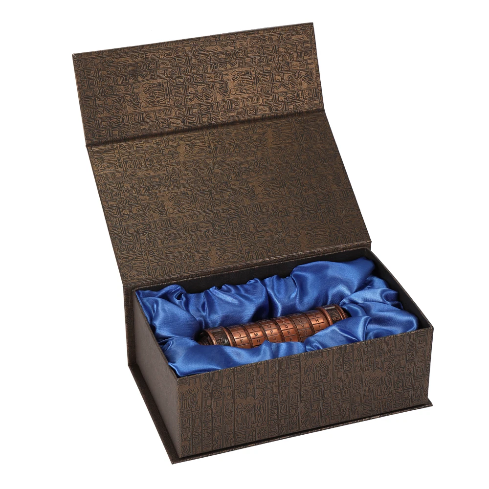 Комбинированный Замок с буквенным паролем подарочная коробка в стиле ретро на