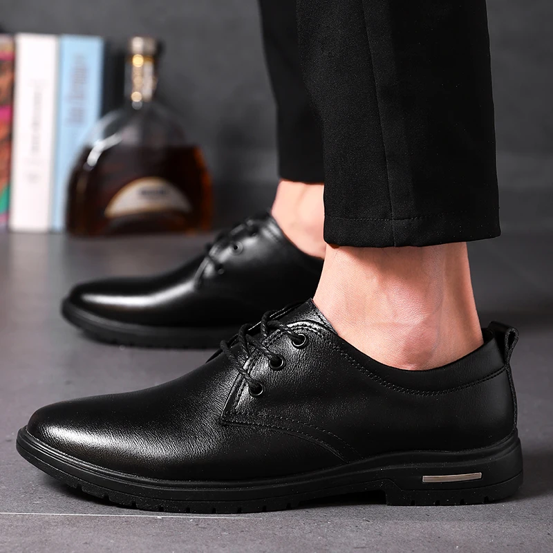 

Sapato Casual Zapatos Informales De Hombre Casual Shoes Men Fashion Leisure Leather Oxford Male Casuales Para For 2020 Lather