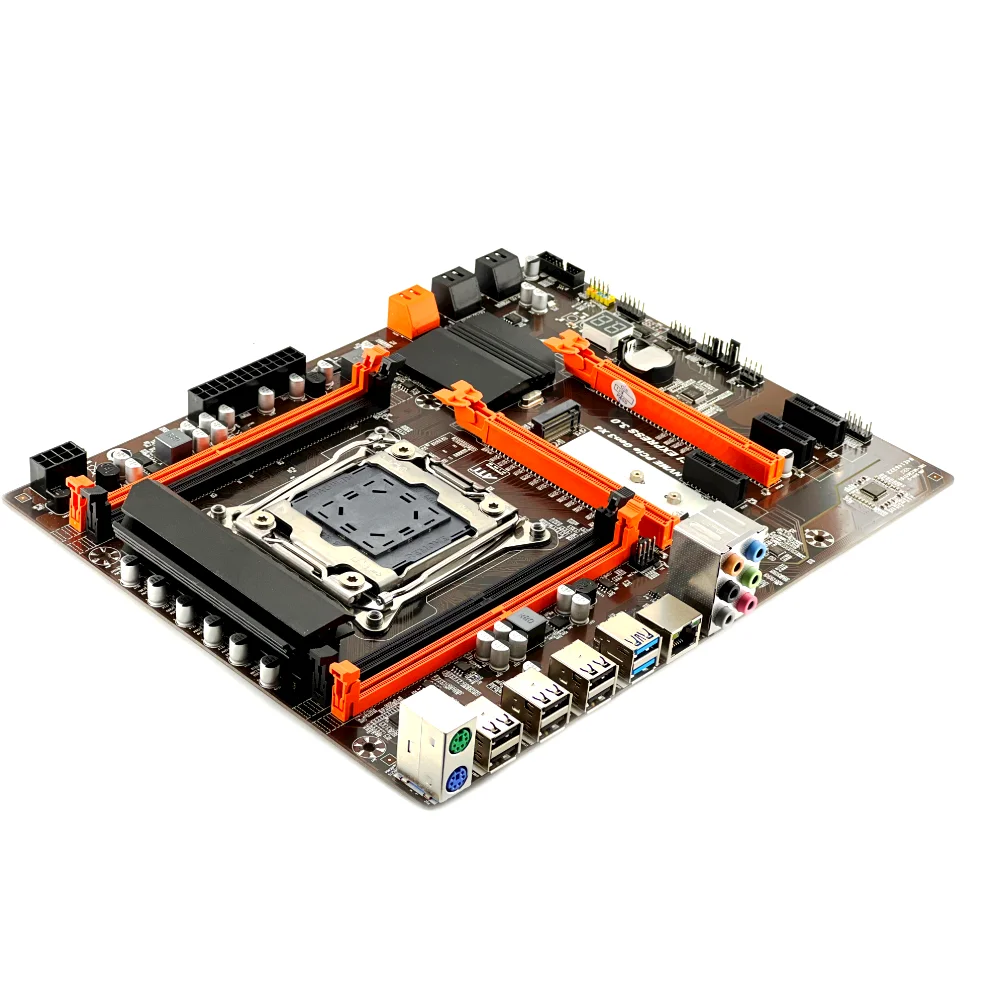 The X99-Turbo v1 Luxury Large Board supports the full range of Intel LGA2011-v3 with four DDR4 M.2 NVME single boards enlarge
