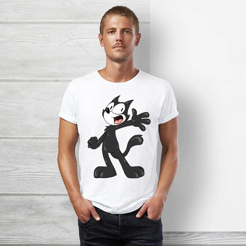 Новый Забавный Кот Феликс идеальный подарок на день рождения Унисекс Мужская