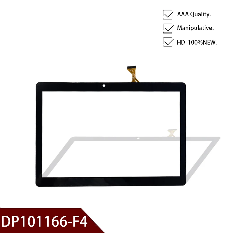 

New For 10.1'' Inch Touch Screen DP101166-F4 Digitizer Sensor Tablet PC Replacement Parts Panel Front Glass free shipping