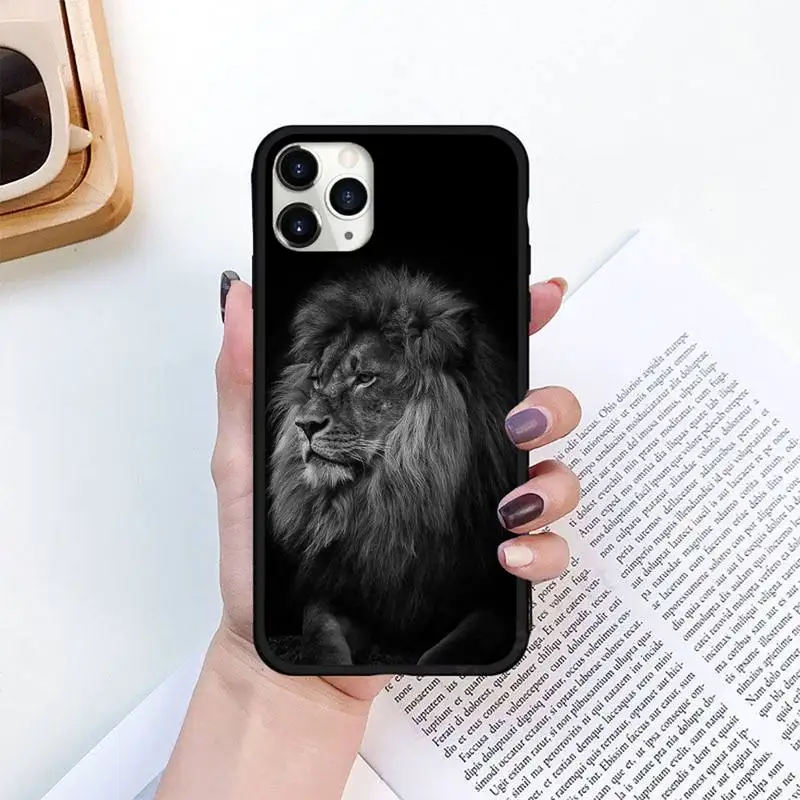 

Animals The Lion Phone Case for iPhone 11 12 pro XS MAX 8 7 6 6S Plus X 5S SE 2020 XR mini