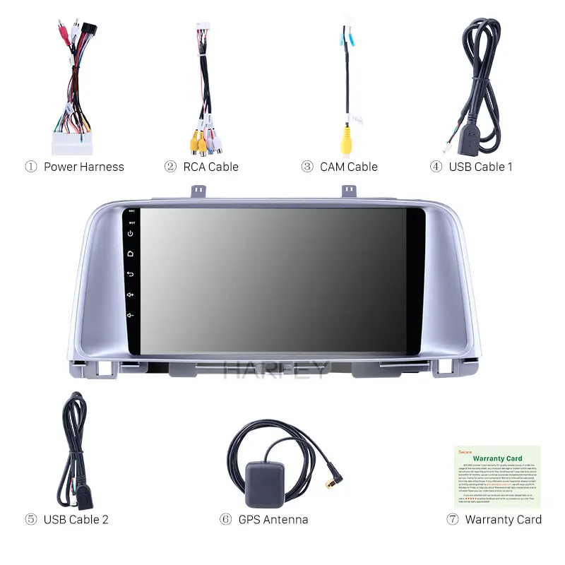 Harfey 9 &quotAndroid 8 1 GPS автомобильный радиоприёмник Bluetooth для Kia K5 мультимедиа с USB wifi