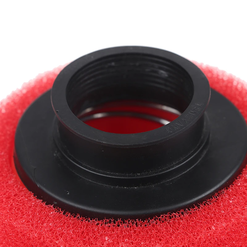 

Black and Red Straight Neck Foam Air Filter 35mm 38mm 42mm 45mm 48mm Sponge Cleaner Moped Scooter Dirt Pit Bike Motorcycle
