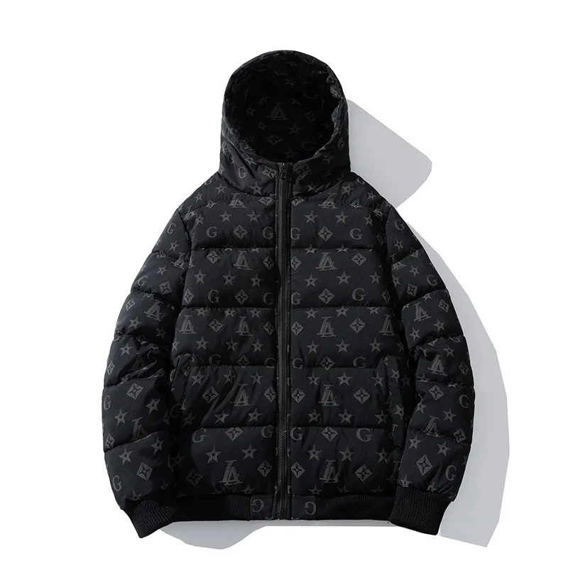 

Cashew flower cotton suit men's winter loose trend thickened cotton coat cotton jacket tide brand bread coat