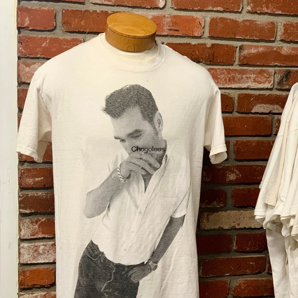1997 u201cWide до получения песни от Morrissey. Винтажная рубашка с изображением серого. 90-х