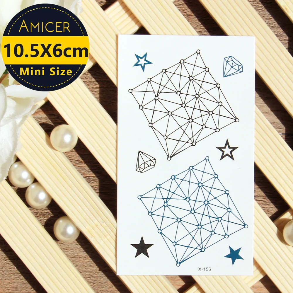 

Waterproof Temporary Tattoo fresh neck lace tattoo star Interstellar girl Water Transfer fake flash tatuajes