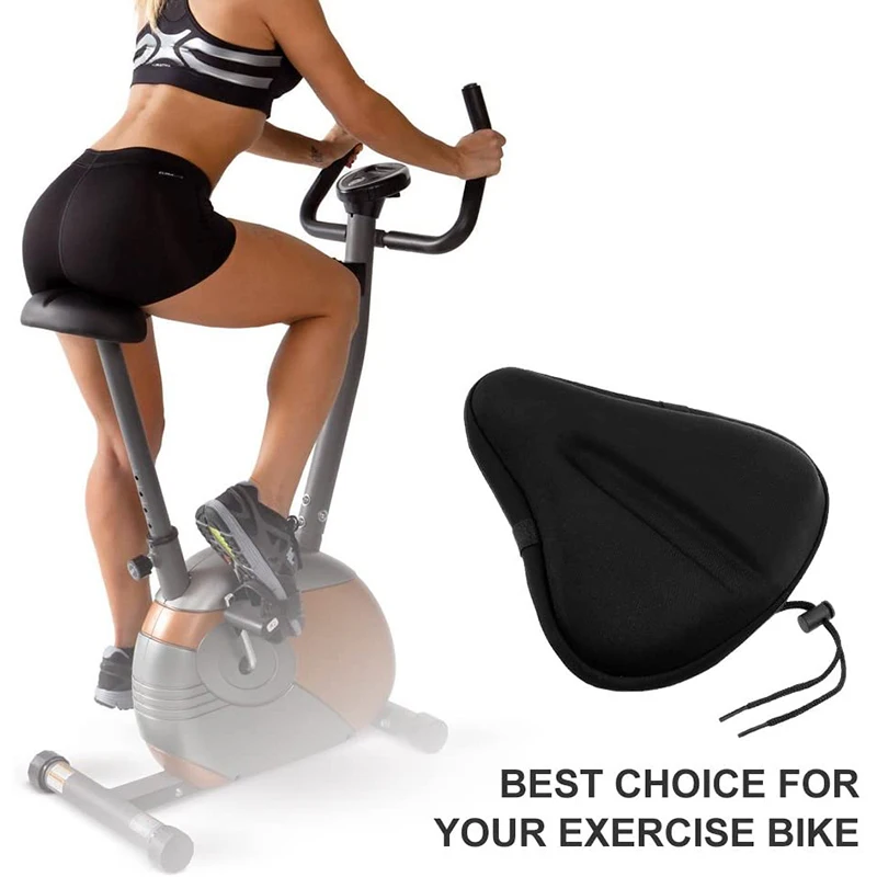 

Bike Seat Cover Big Size Soft Wide Excercise Bicycle Cushion Cover for MTB Road Bike
