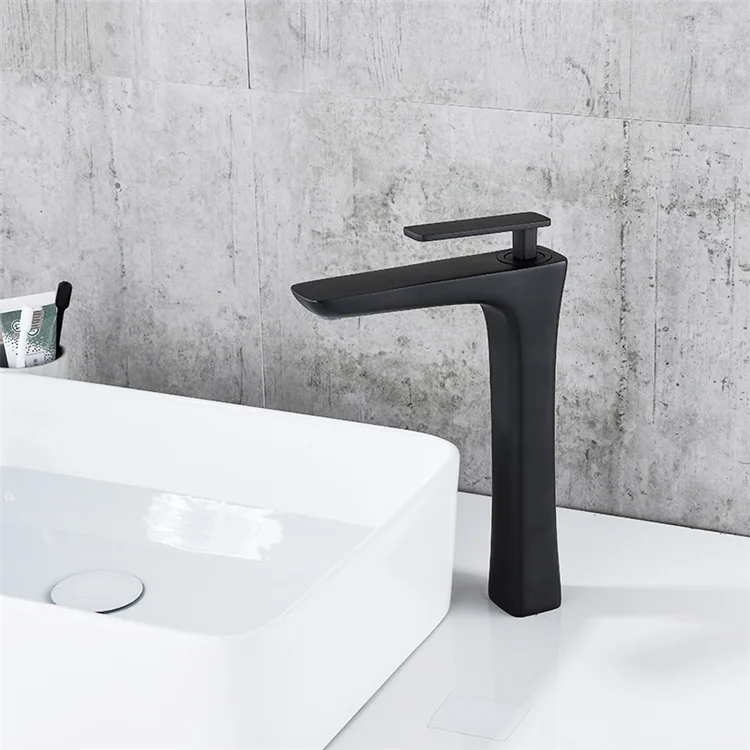 Bathroom Black Faucet Beauty Health Brass Durable Hot Cold Vanity Bubble Tap Toilets Sink Basin Accesories Waterfall Out | Обустройство
