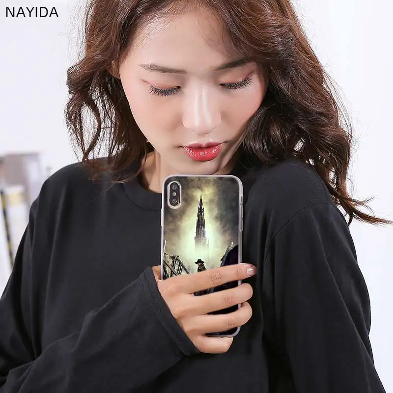 Прозрачный чехол Baseus для Samsung J4 J6 Plus J7 J8 J3 J5 2015 2016 2017 EU 2018 Prime мягкие чехлы Stephen King the