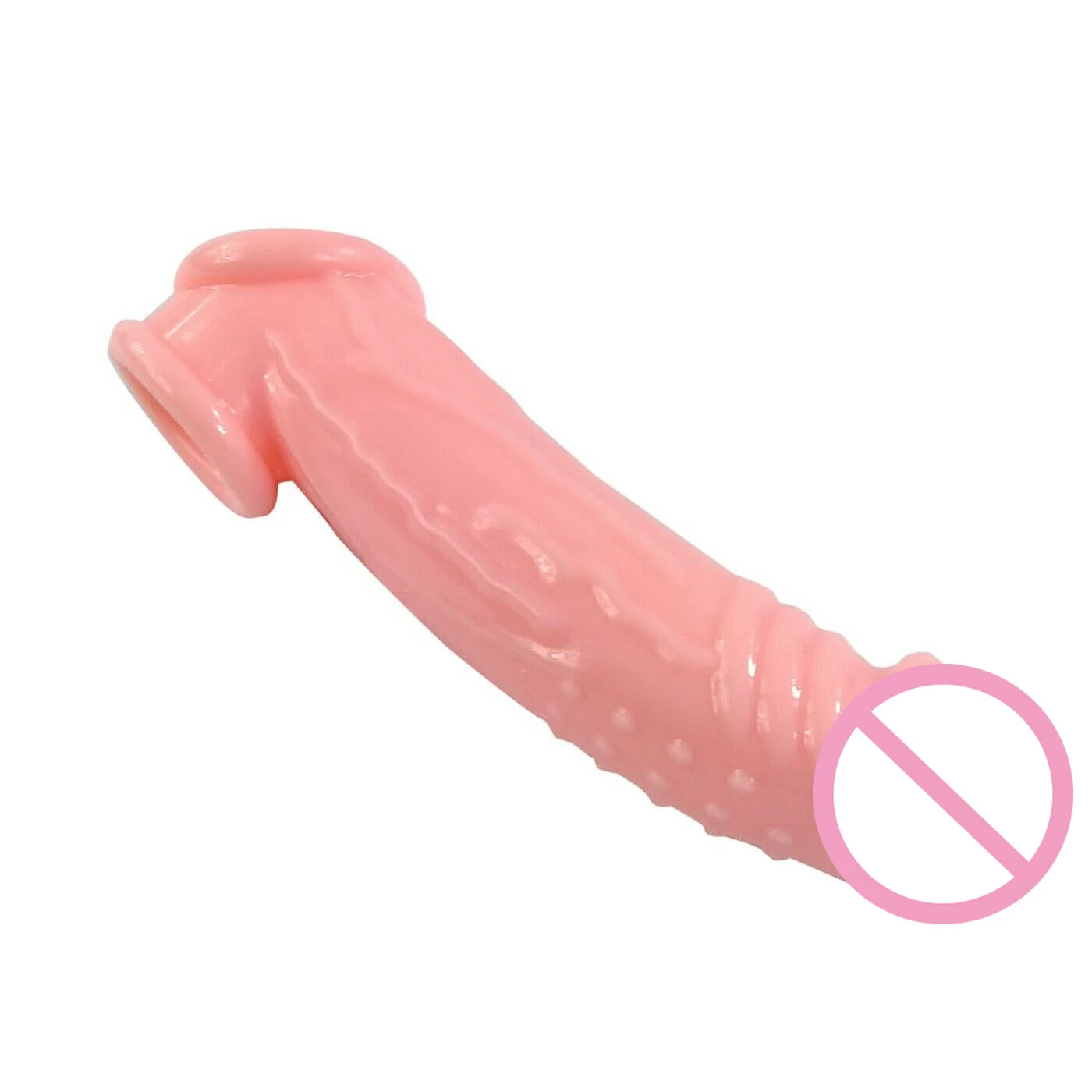 Большой удлинитель для пениса многоразовый Массажер задержки эякуляции насадка