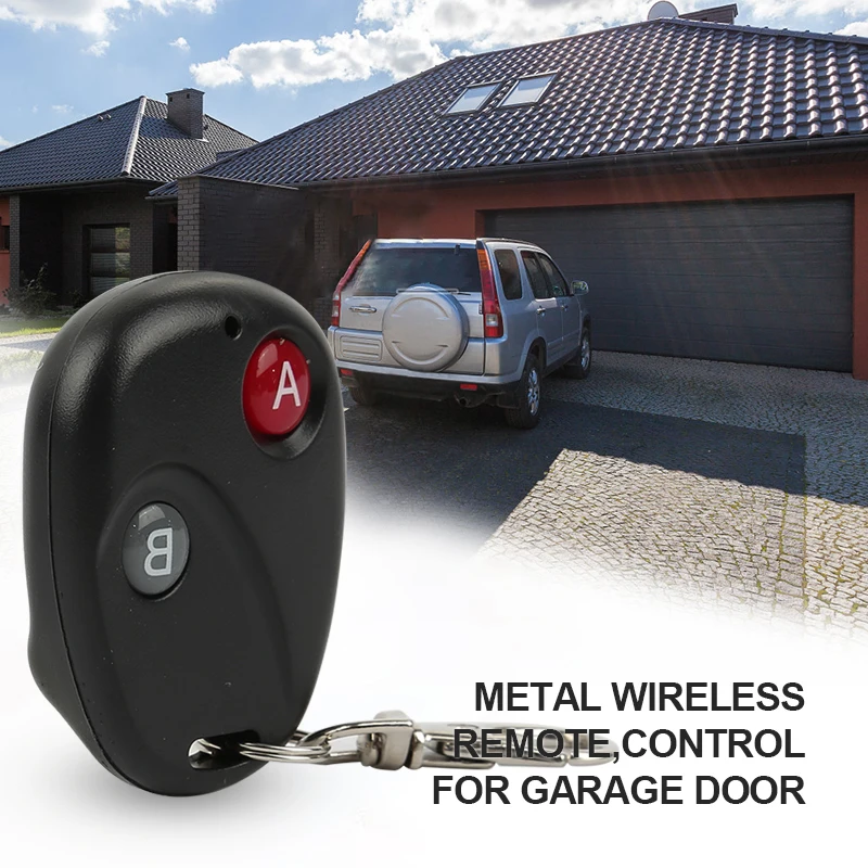 

433Mhz Wireless Clone Garage Remote Control Switch Relay Receiver Module RF Transmitter Cloning 433 Mhz Remote Control Key