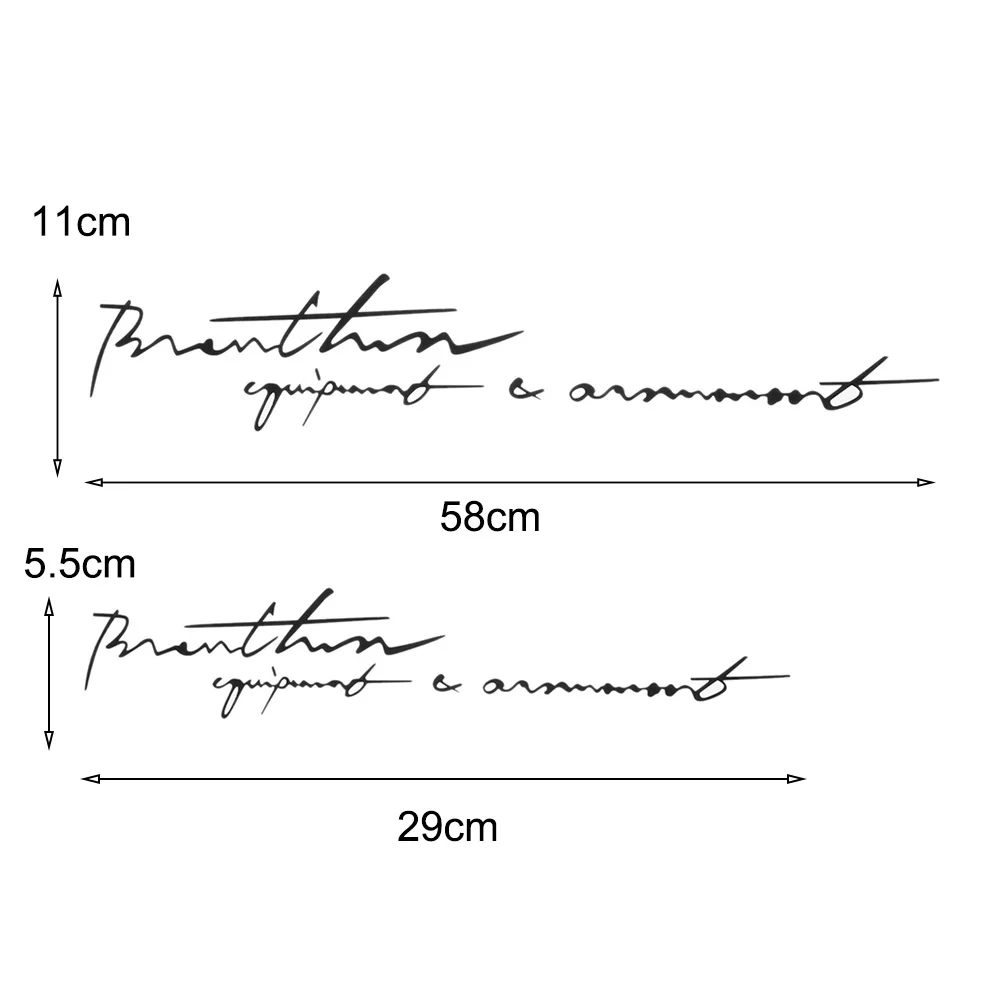 Авто Наклейка автомобиля Новое поступление личности с надписями на английском