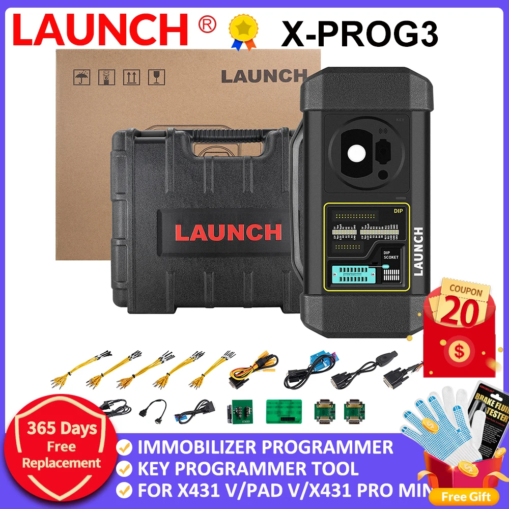 LAUNCH X431 X-PROG 3 иммобилайзер для автомобиля программатор ключ инструмент DIAUN V PRO
