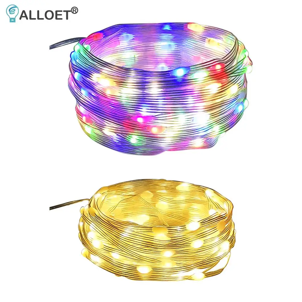 

10/20m LED Solar String Lights Outdoor Waterproof Fairy Garland Lamps for Home Garden Yard Party Wedding Christmas Decoration