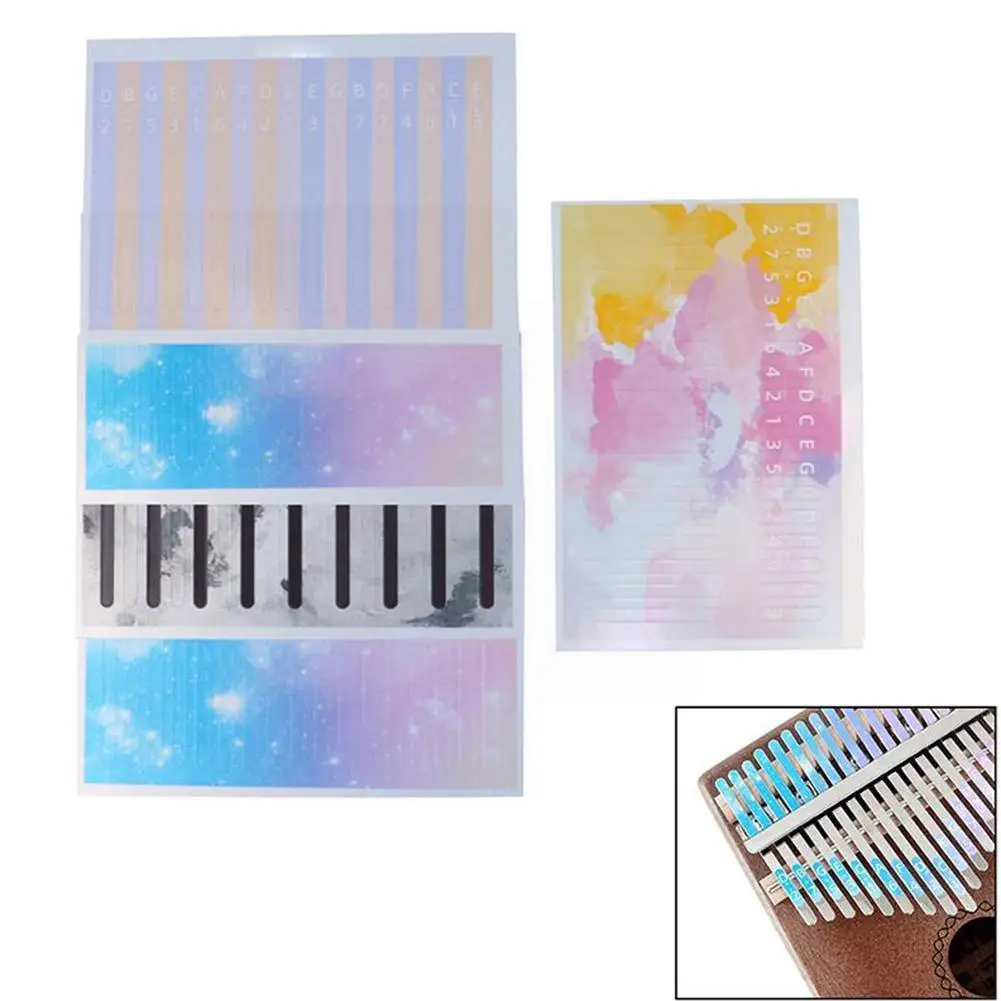 

Sticker Percussion Parts Accessories For Learner Musical Piano Thumb Thumb Sound Kalimba 17-tone Piano Kit Instrument Stick R0I0