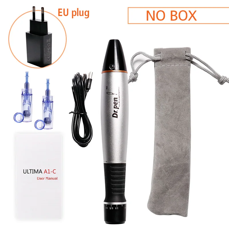 No box EU Dr.Pen A1-C MYM Microneedling Ручка микро-штыковая Порты и разъёмы иголочный картридж BB светящиеся устройства ”Проводная электрическая Dr.Pen мануального татуажа бровей - Габаритные размеры: No box EU