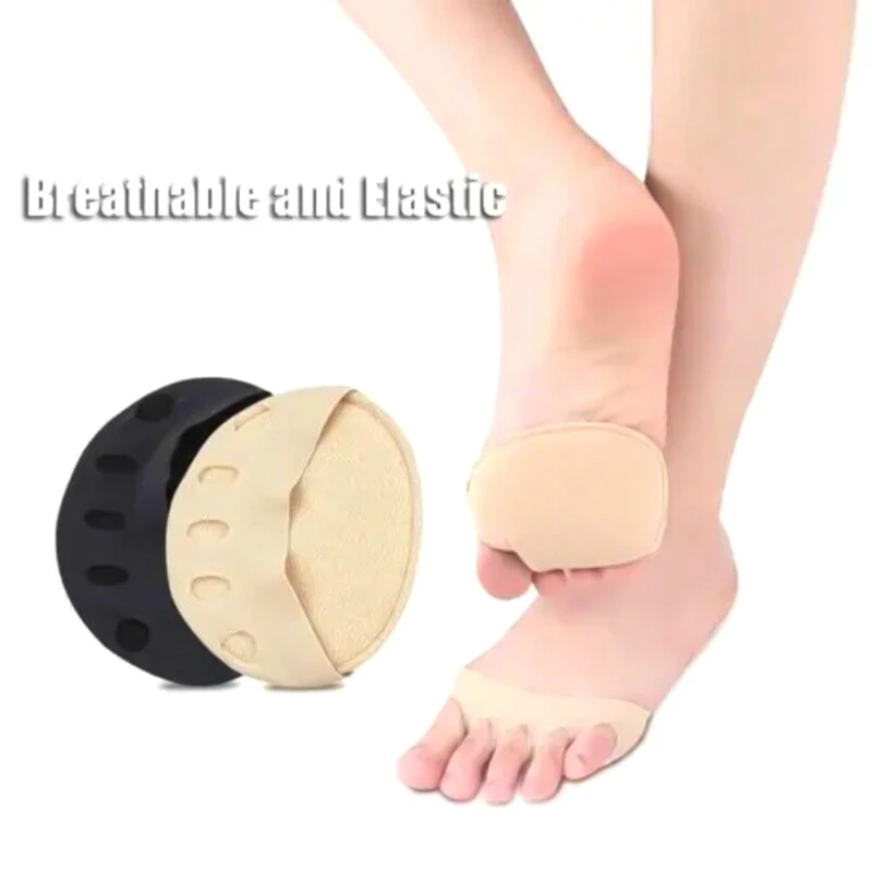 

1 Pair Five Toes Forefoot Pads for Women High Heels Half Insoles Invisible Foot Pain Care Absorbs Shock Socks Toe Pad Inserts