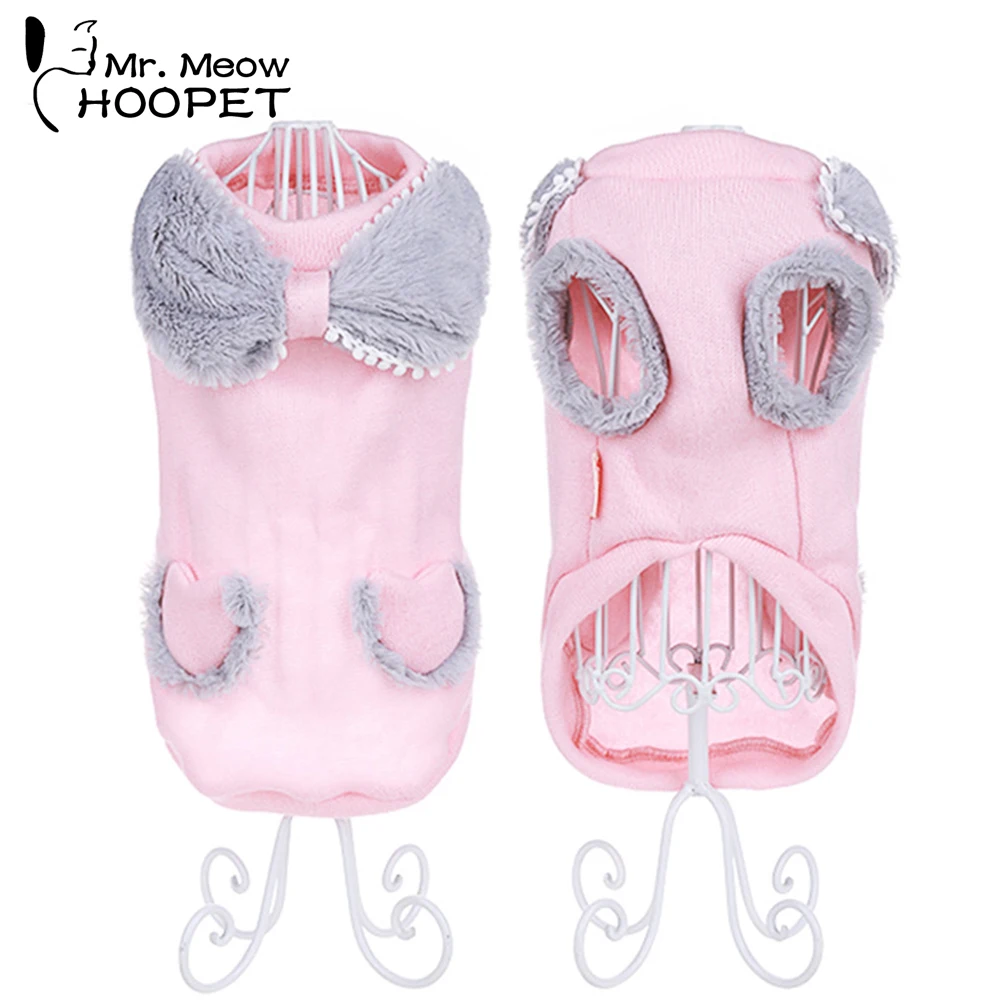 Теплая одежда для домашних животных Hoopet кошек на осень и зиму свитер маленького
