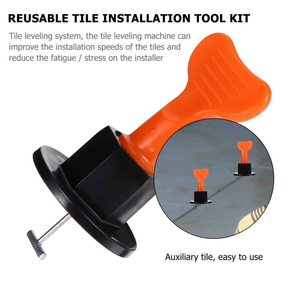 

100 Pcs Tile Spacer Wall Tile Leveling System Leveler Locator Tool Accessories