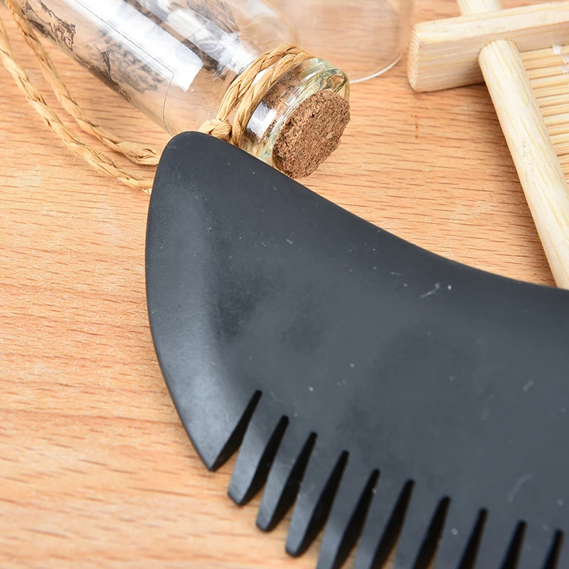 Расческа Для Массажа Гуаша из черного биянского камня 5 видов оптом и в розницу |