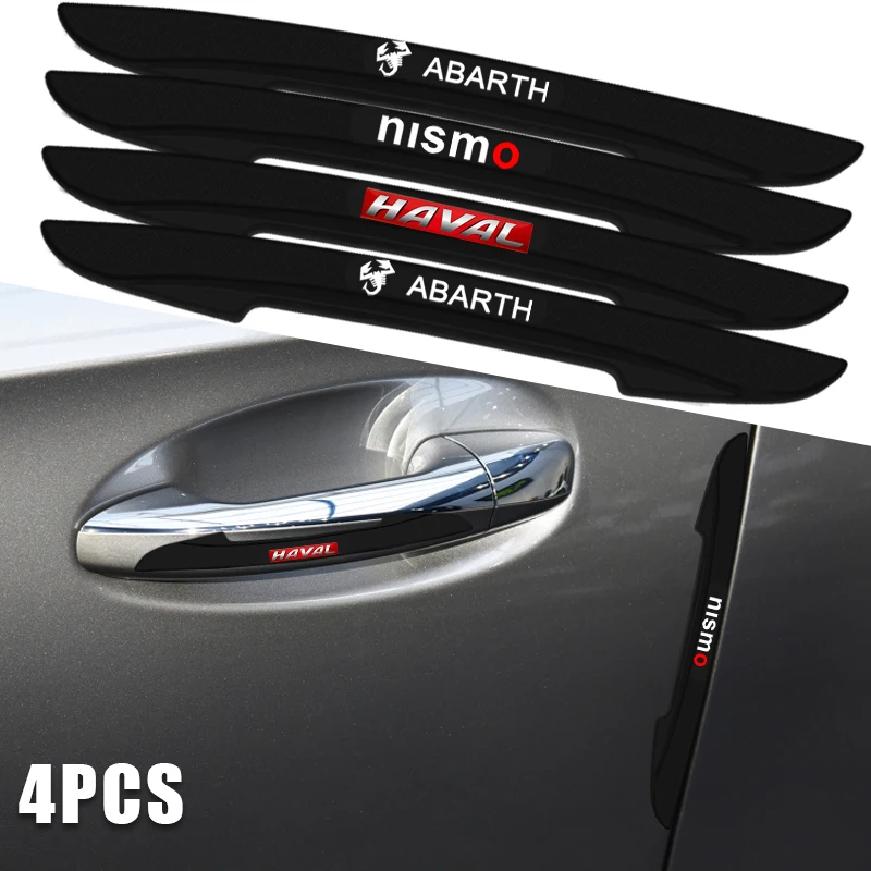 

4pcs Car Sign Anti-collision Auto Security Protection Stickers For Audis TT A1 A2 A3 A4 A5 A6 A7 A8 8P B6 B7 B8 C5 C6 C7 Q5 Q7