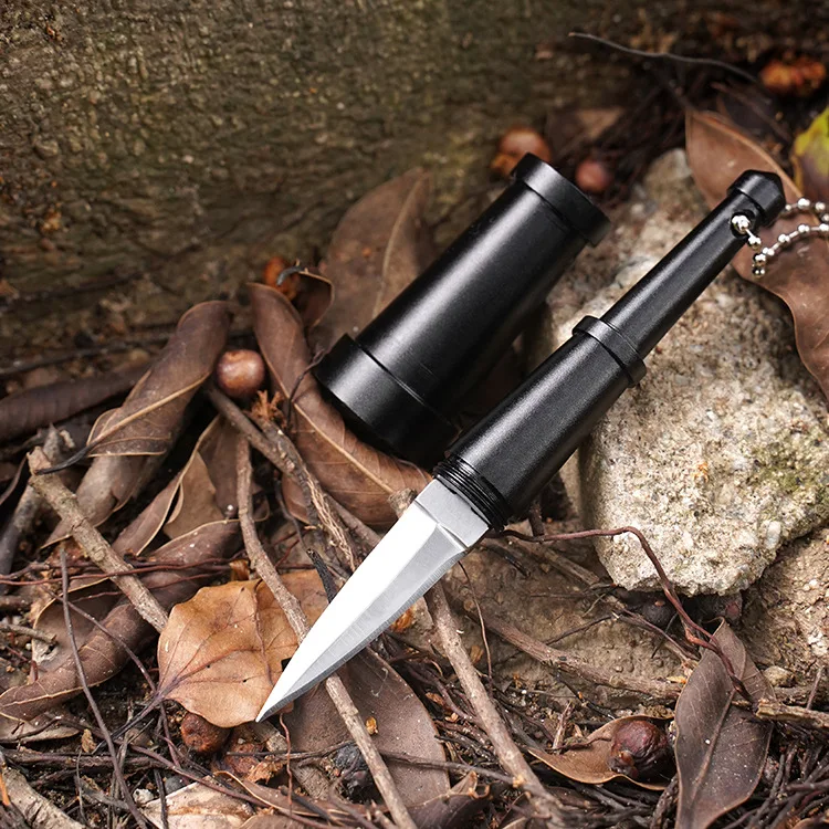 

Creative portable carving knife outdoor self-defense Kaixin small tea knife aluminum alloy modelling household knife tool knife