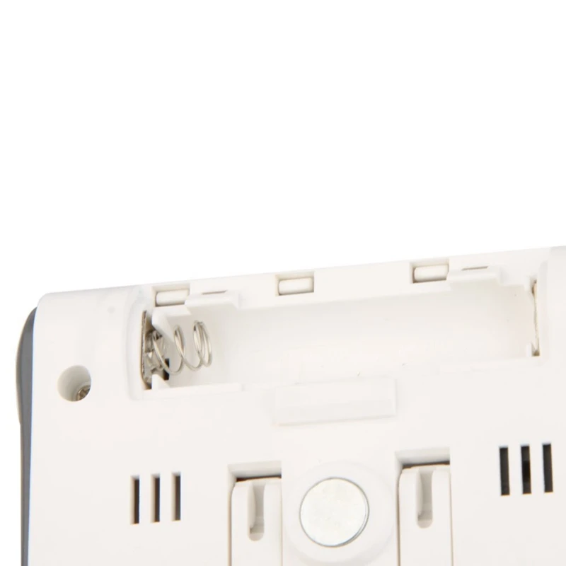 

Digital LCD thermometer hygrometer humidity temperature meter clock / netic(white)