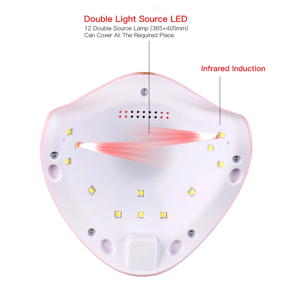 Быстрая отверждение Гель лак светодиодная УФ лампа для ногтей 36 Вт