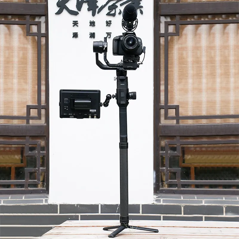 Телескопическая ручная штанга из алюминиевого сплава для Dji Ronin S Osmo Vimble 2 Crane Smooth 4