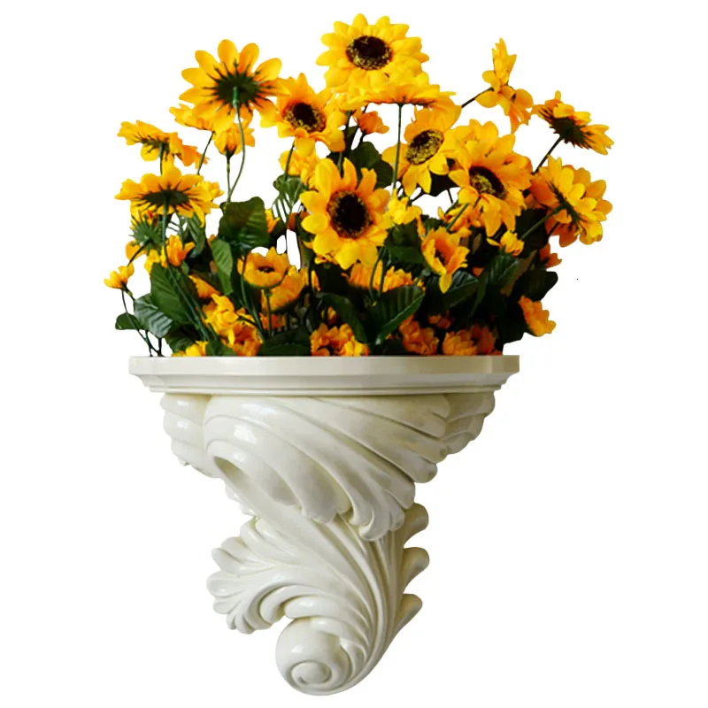

wall pendant vase handicraft home decoration accessories creative living room wall vase artificial stereo simulation flower pot