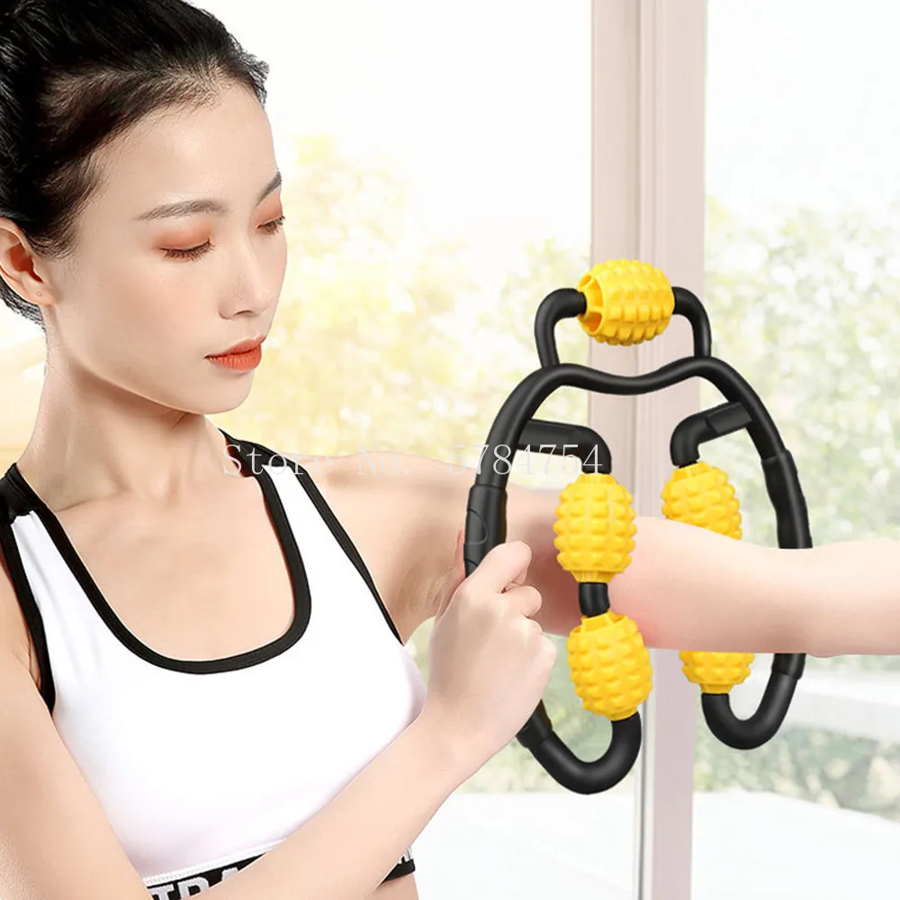 

U Type Fat Control Roller Massager Cellulite Leg Abdomen Neck Buttocks Loss Weight Body Relaxation Muscle Pain Relief Tools