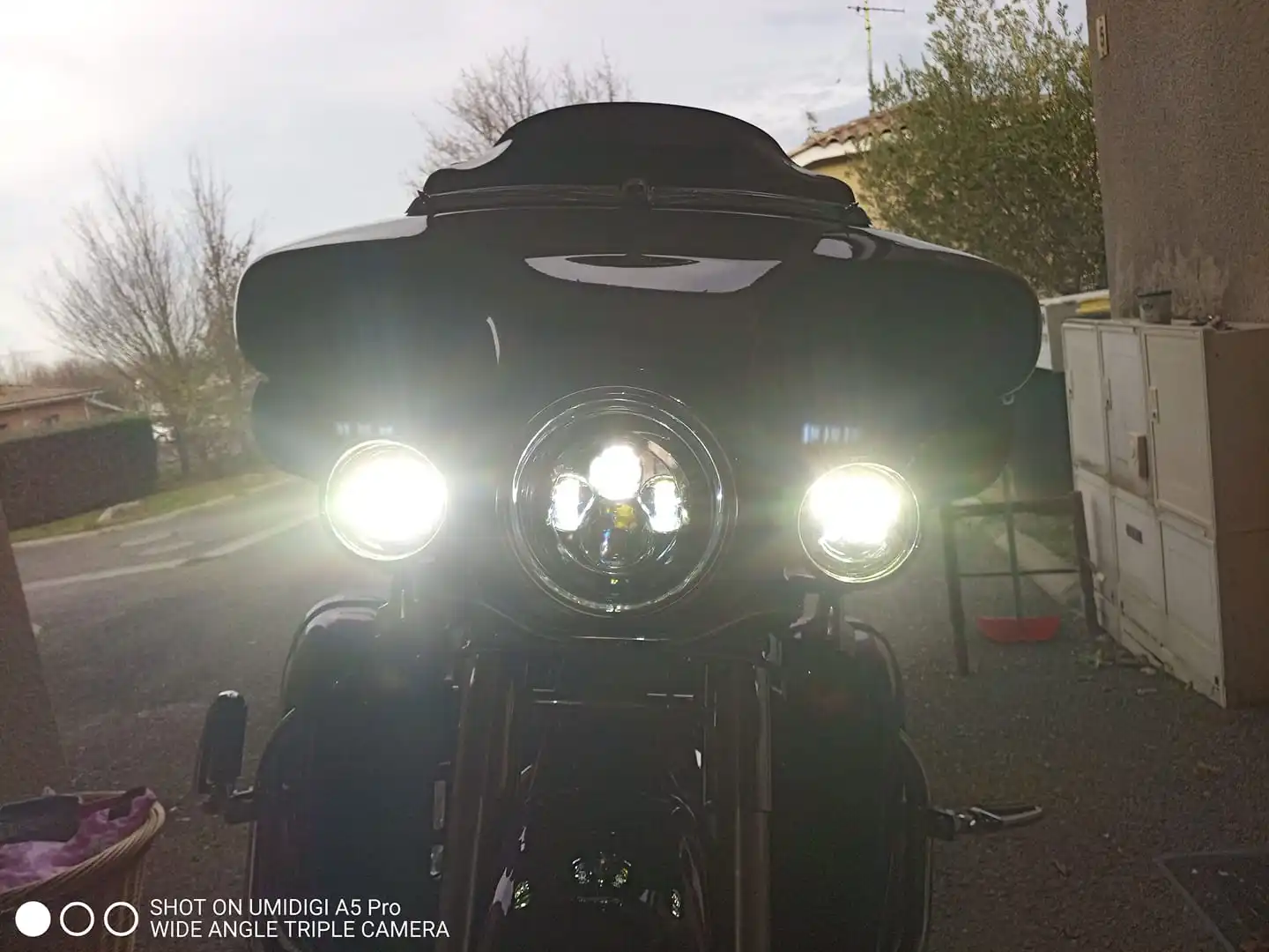 Передняя фара для мотоцикла Harley с диагональю 7 дюймов 1 комплект