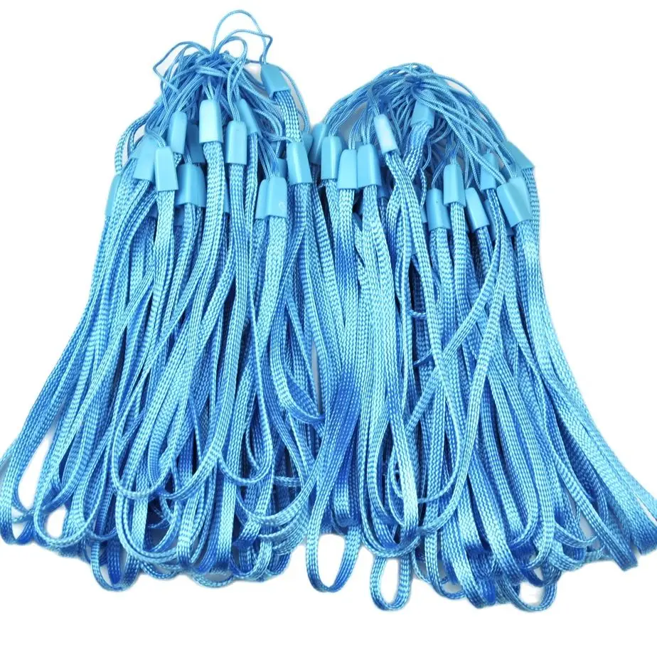 

200Pcs Sky blue wrist Strap Lanyard for Mobile Mp3 DC