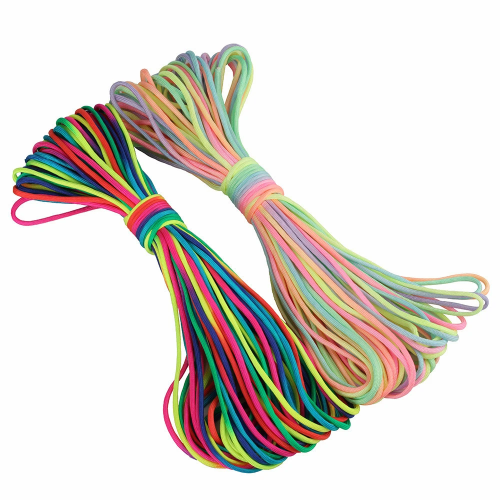 Новый 5 ММ Семь цветов градиентная веревка для зонта семь сердечников