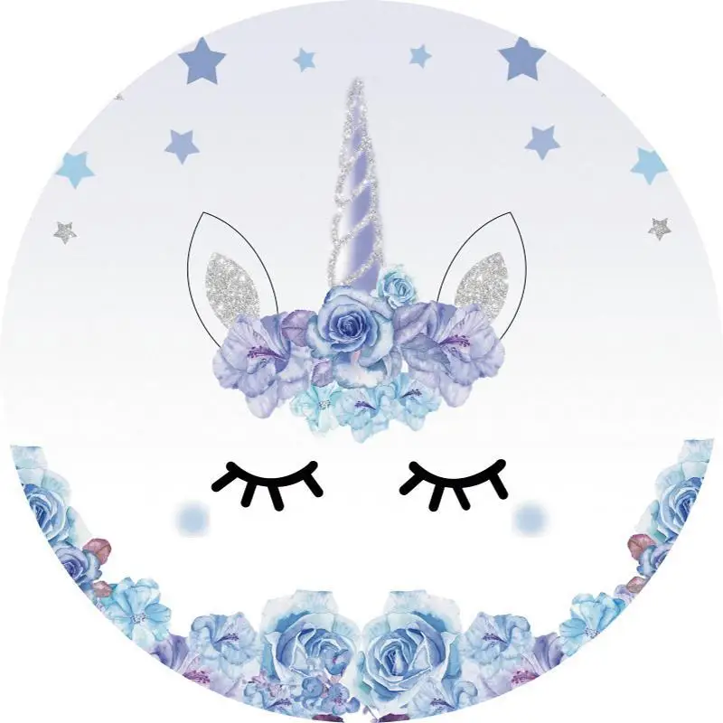 

Unicorn Photography Backdrop Children Birthday Patry Backgrounds for Photo Studio Custom Vinyl Photographic Photocall Photozone