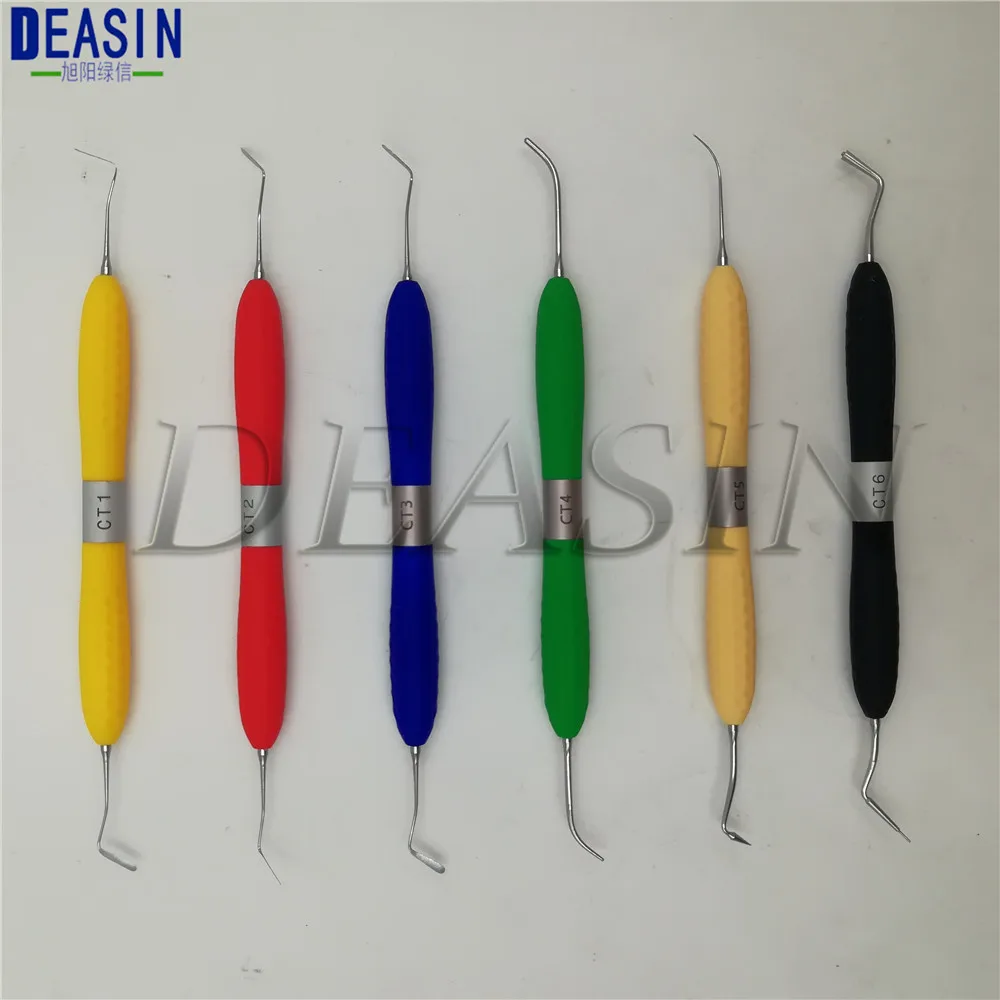 

1PC Dental Resin Filled Restorative Instrument Filler Aesthetic Restoration Knife Silicone Handle CT1/ CT6 availableDentist