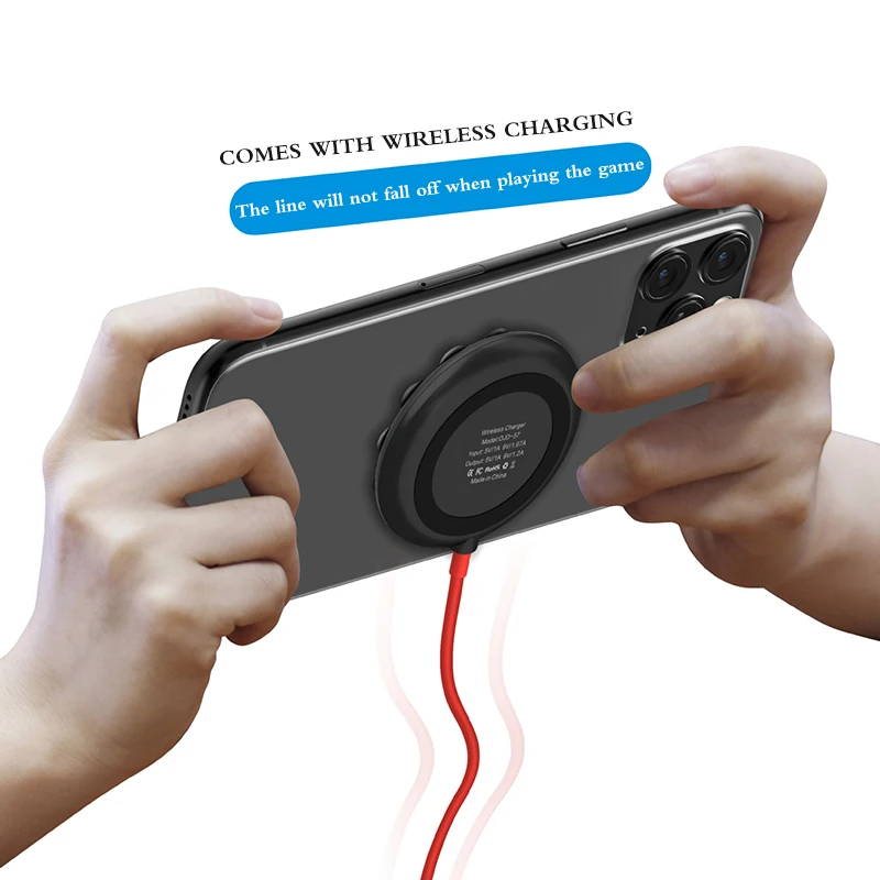 10 Вт мощное Беспроводное зарядное устройство на присоске для IPhone XR XS Max