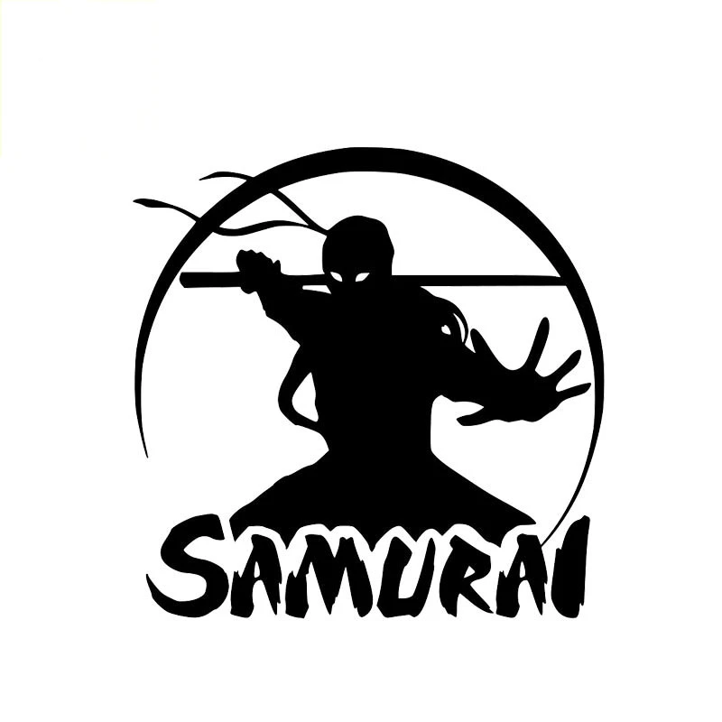 

Personality Cool Car Sticker Japan Samurai Fighting Moving Warrior Waterproof Vinyl Decal for Motorcycle Lexus Suzuki15cm*15cm