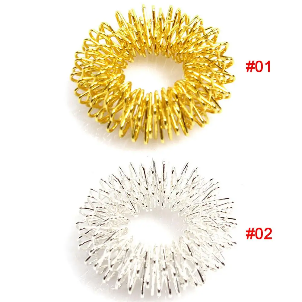 Железный массажер для пальцев пружинное кольцо рук и расслабления уход за